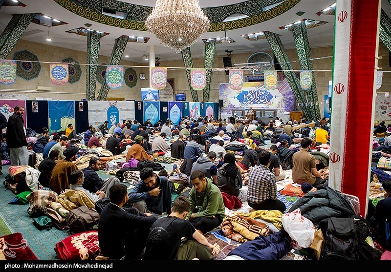 عکس/ آئین معنوی اعتکاف در مسجد دانشگاه تهران