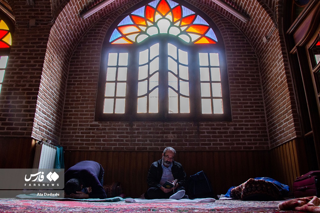 عکس/ مراسم معنوی «اعتکاف» در مسجد جامع تبریز