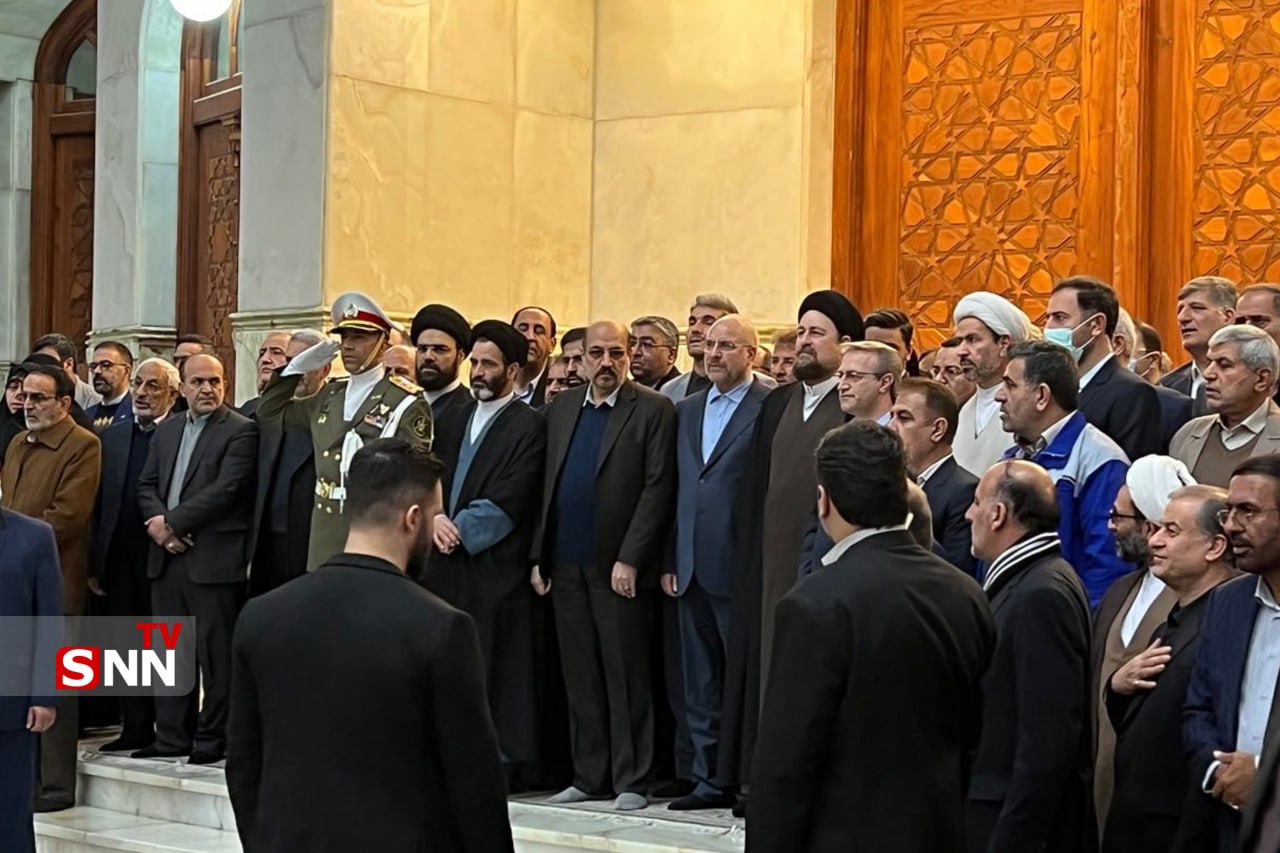 عکس/ تجدید میثاق رییس و نمایندگان مجلس با آرمان های امام خمینی (ره)