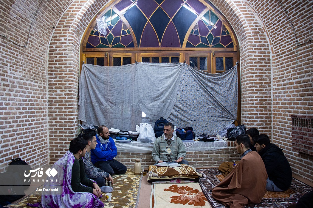 عکس/ مراسم معنوی «اعتکاف» در مسجد جامع تبریز