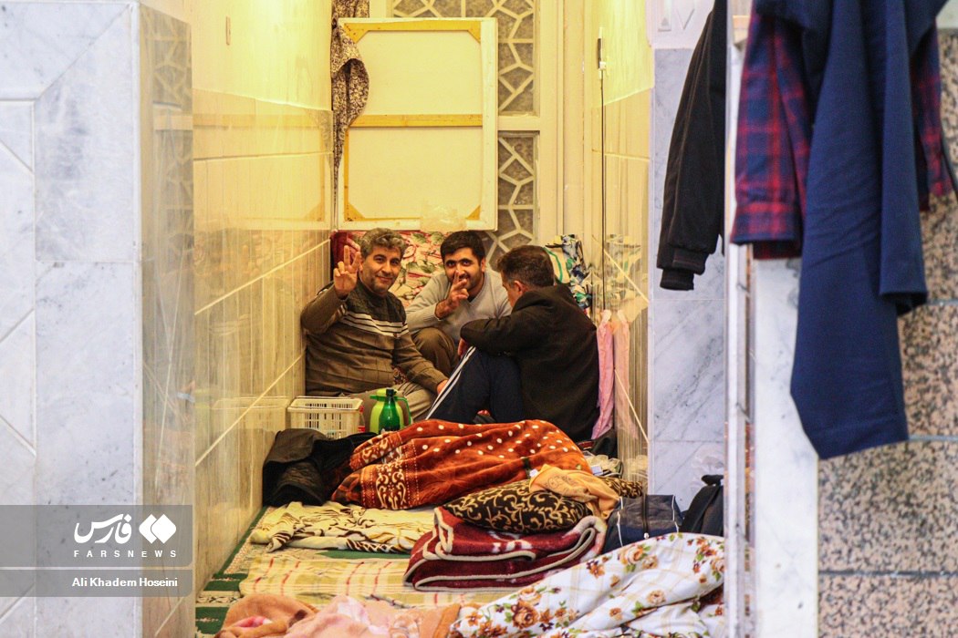عکس/ اولین روز از مراسم اعتکاف