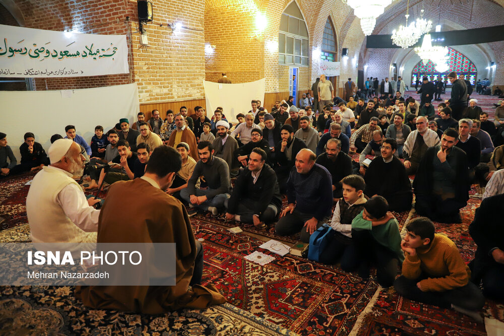 عکس/ مراسم اعتکاف در مسجد جامع تبریز