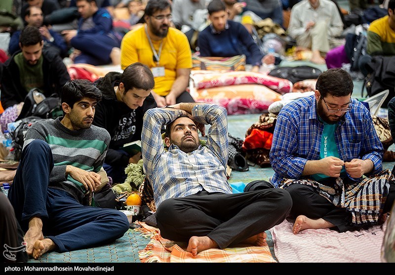 عکس/ آئین معنوی اعتکاف در مسجد دانشگاه تهران