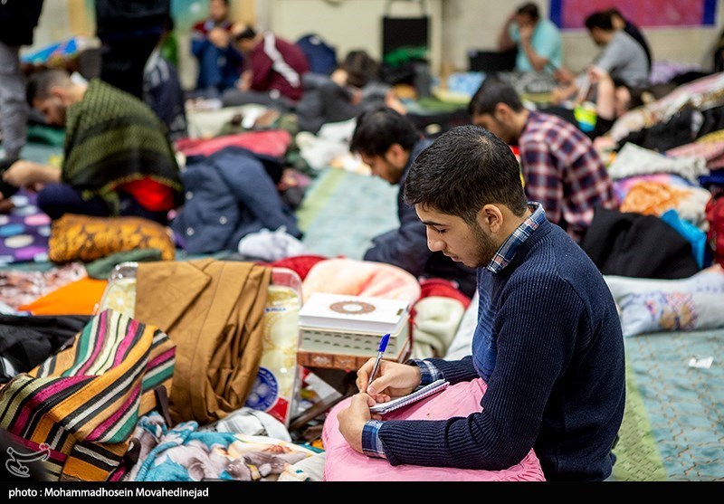 عکس/ آئین معنوی اعتکاف در مسجد دانشگاه تهران