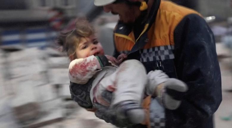 تصاویری دردناک از زلزله 7 ریشتری در سوریه