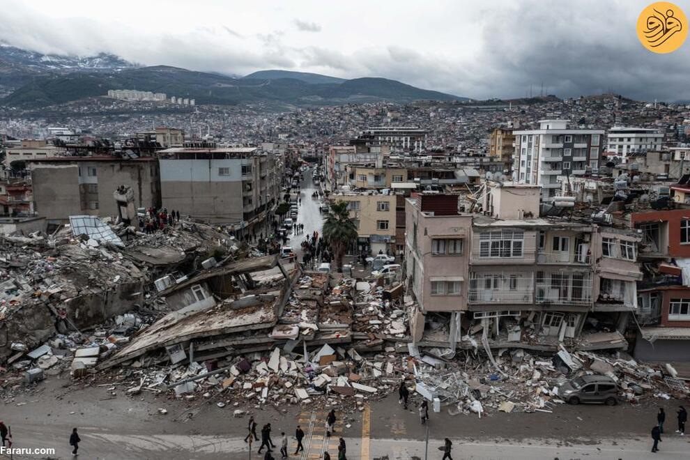 عکس/ پازارجیک؛ کانون زلزله مرگبار بامداد ترکیه