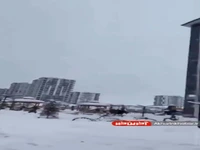 فرو ریختن یک ساختمان در «ملطیه» ترکیه
