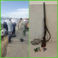 دستگیری شکارچیان متخلف در شهرستان ایجرود