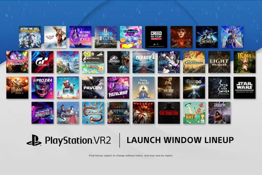 بیش از 100 بازی برای PS VR 2 در حال توسعه است