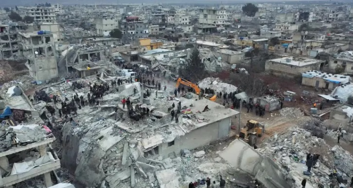 تصاویر هوایی از میزان ویرانی در حلب سوریه