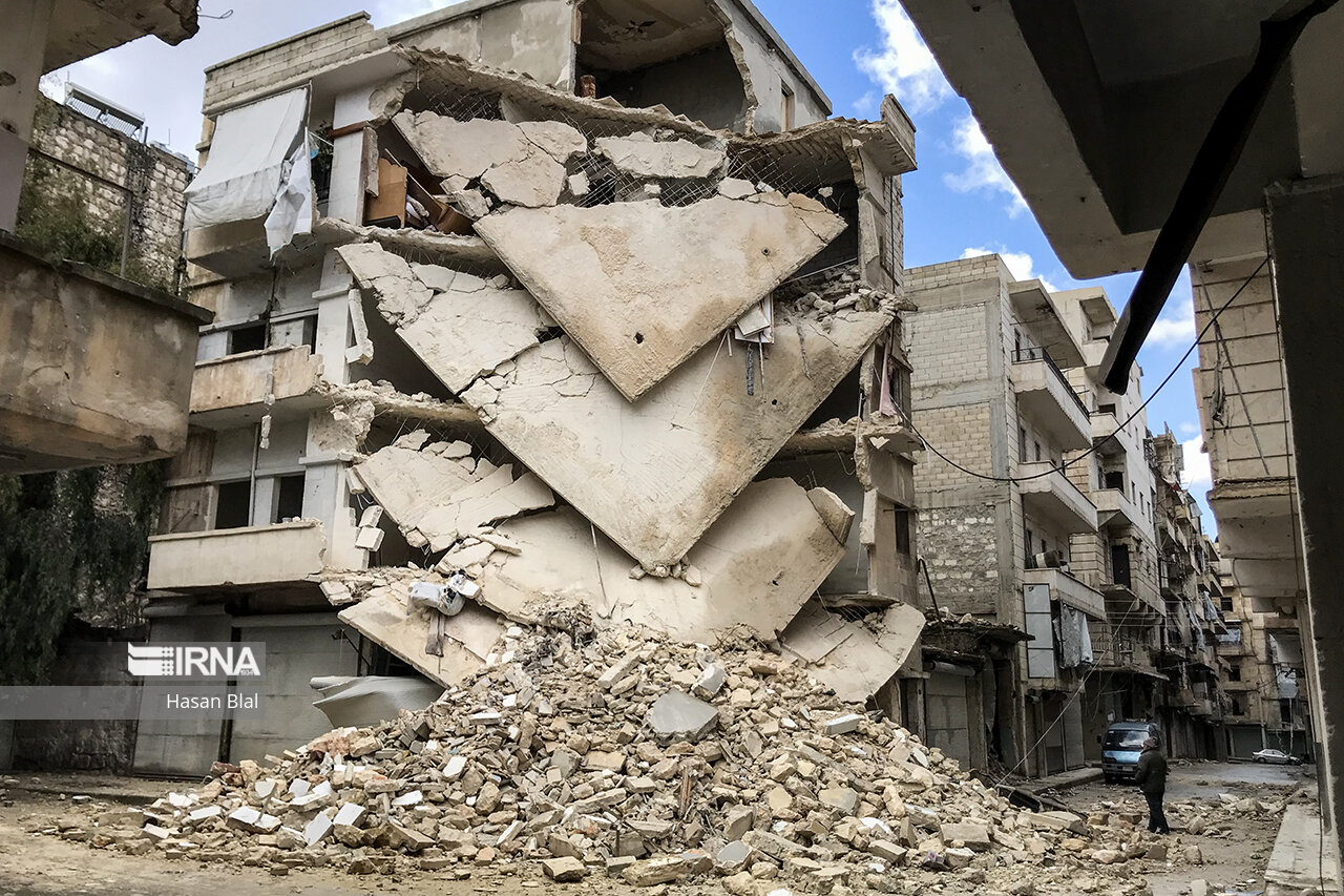عکس/ خسارات زمین لرزه مرگبار در سوریه