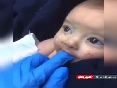 نجات نوزاد از زیر آوار پس از ۴۰ساعت در ترکیه