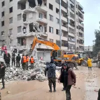 صحنه‌ای تکان‌دهنده از زلزله سوریه