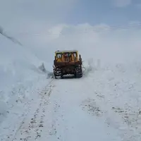 جاده برهان و راه ۱۱ روستای مهاباد مسدود است