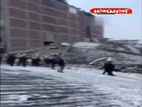 تخریب هتل محل اسکان ورزشکاران ایرانی در ترکیه