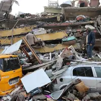 تصاویر دوربین مداربسته از لحظه وقوع زلزله در دیاربکر ترکیه