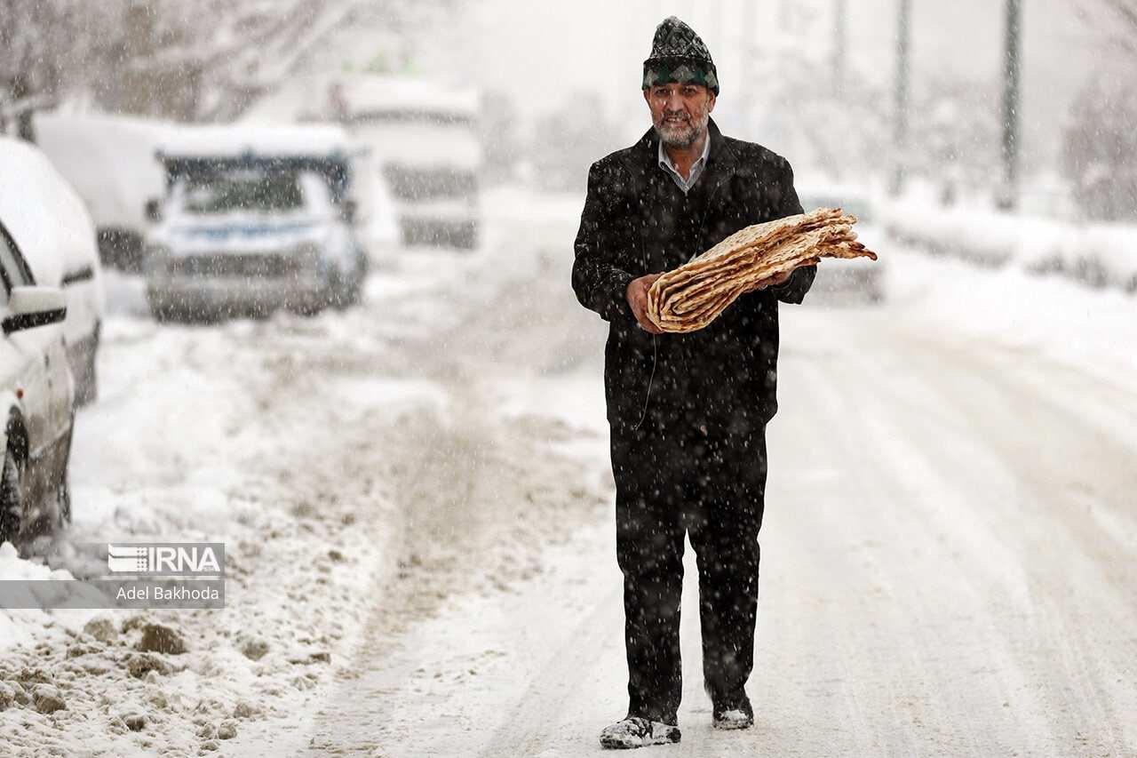 عکس/ برف سنگینِ همدان