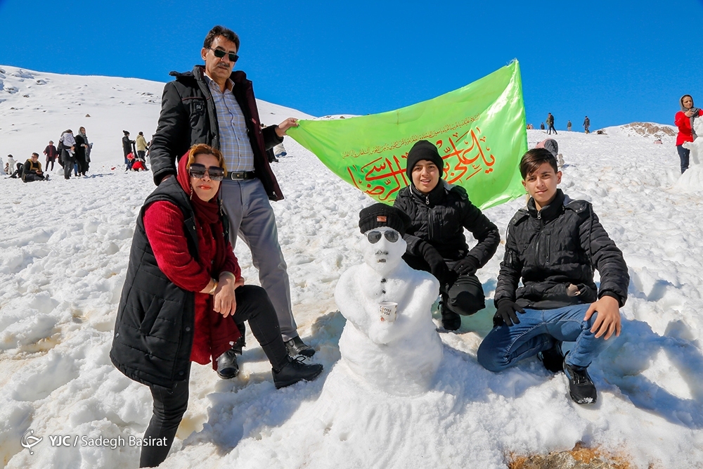 جشنواره آدم برفی در «دهاقان»