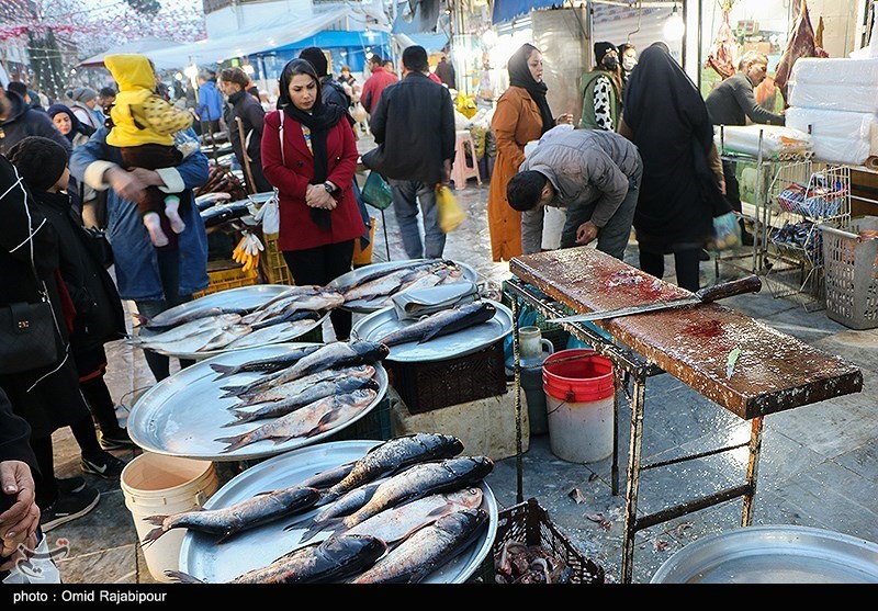 عکس/ بازار ماهی فروشان شرق گیلان