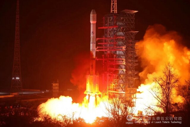 ماهواره مصری با موشک چین به فضا رفت