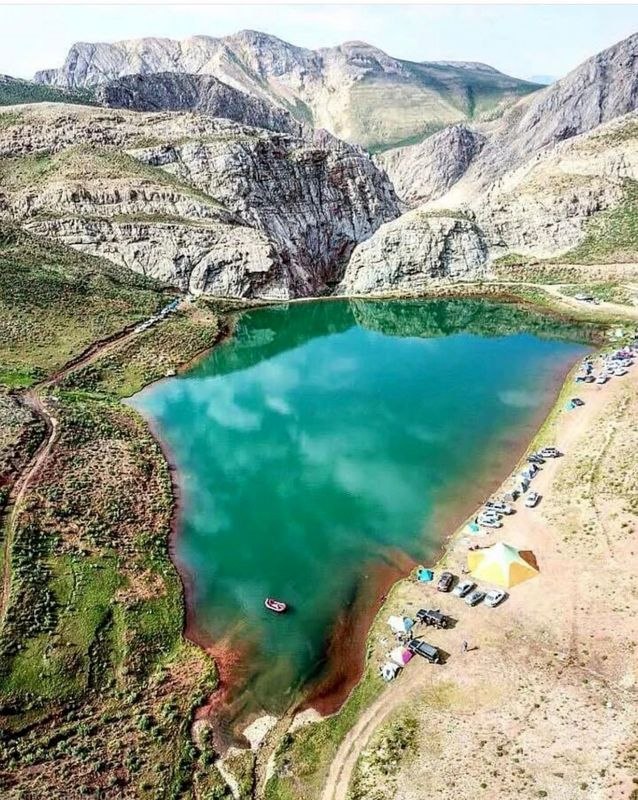 دریاچه «لزور» در تهران