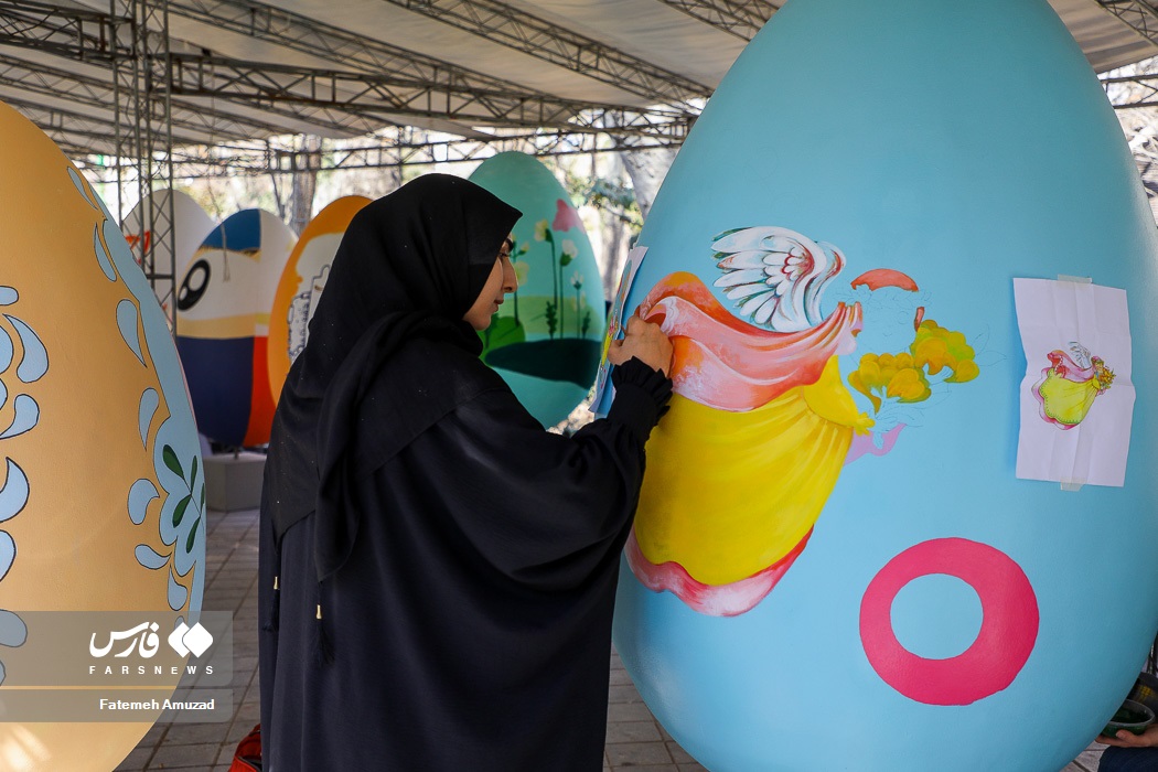 جشنواره تخم مرغ رنگی در پارک شهر