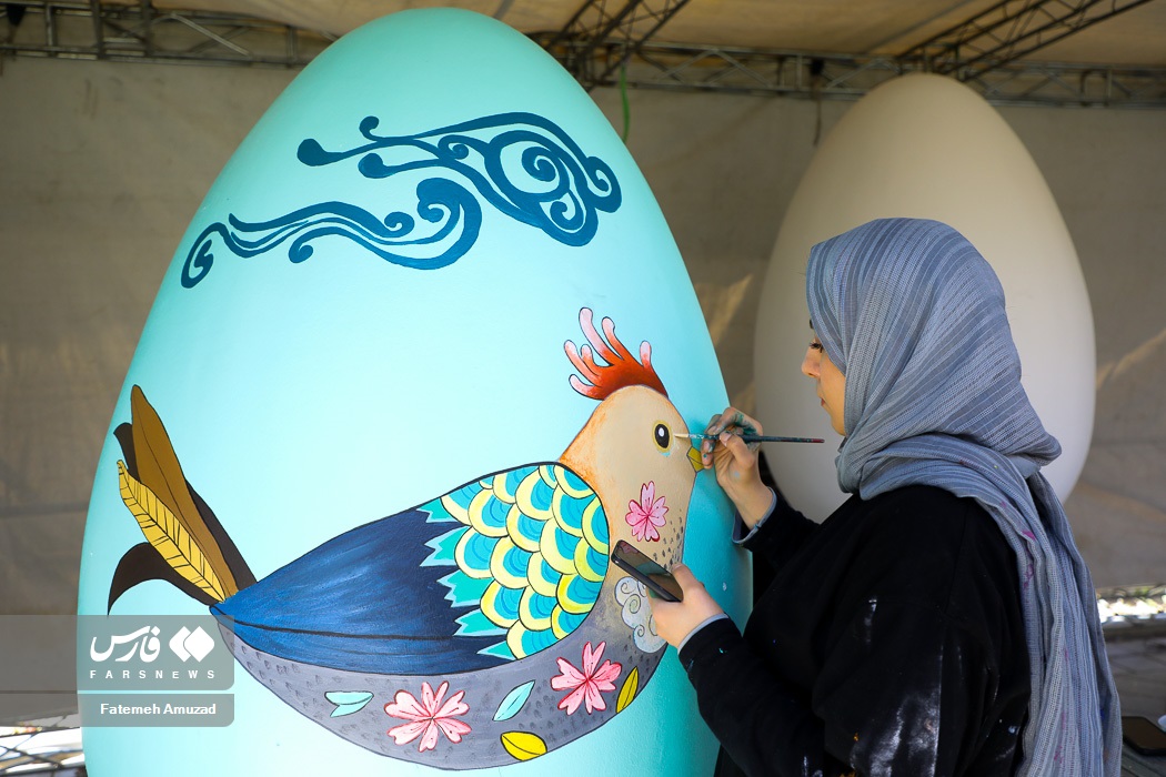 جشنواره تخم مرغ رنگی در پارک شهر