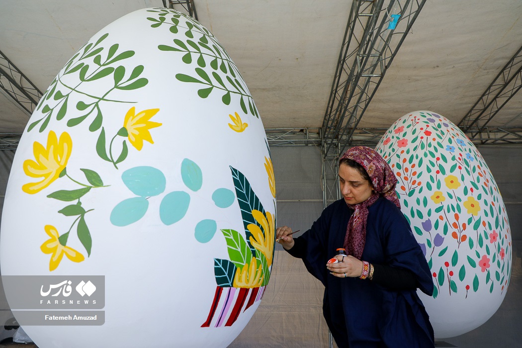 جشنواره تخم مرغ رنگی در پارک شهر