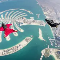 تفریحی هیجان انگیز در امارات، پرتاب انسان و فرود در نقطه مورد نظر!