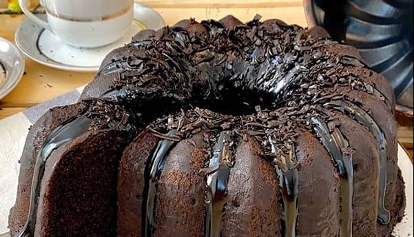 طرز تهیه کیک دبل چاکلت به سبک کافی‌شاپی