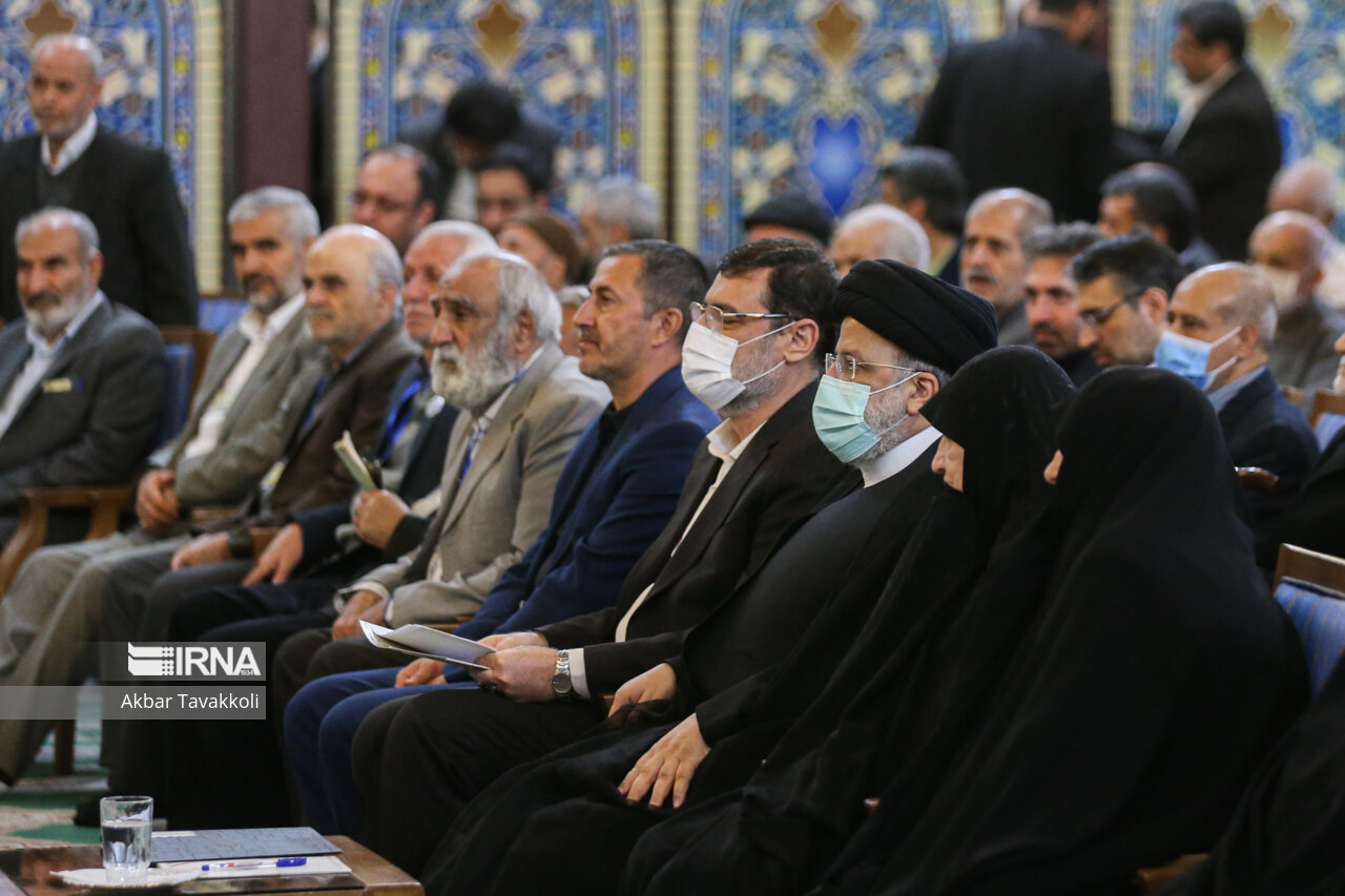عکس/ بزرگداشت روز شهید با حضور رئیس جمهور 
