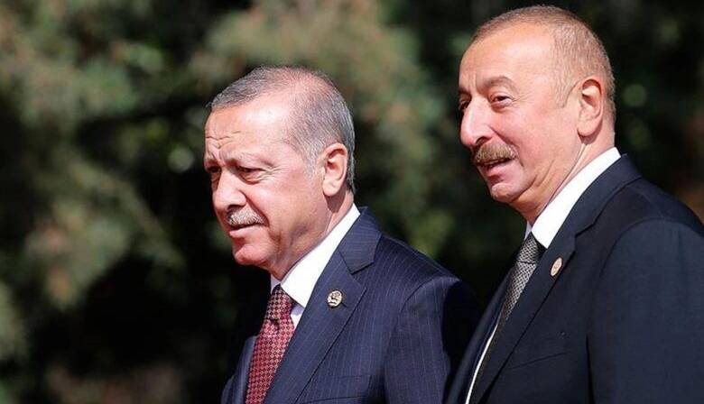 اردوغان و علی‌اُف درباره صلح بین جمهوری آذربایجان و ارمنستان گفتگو کردند