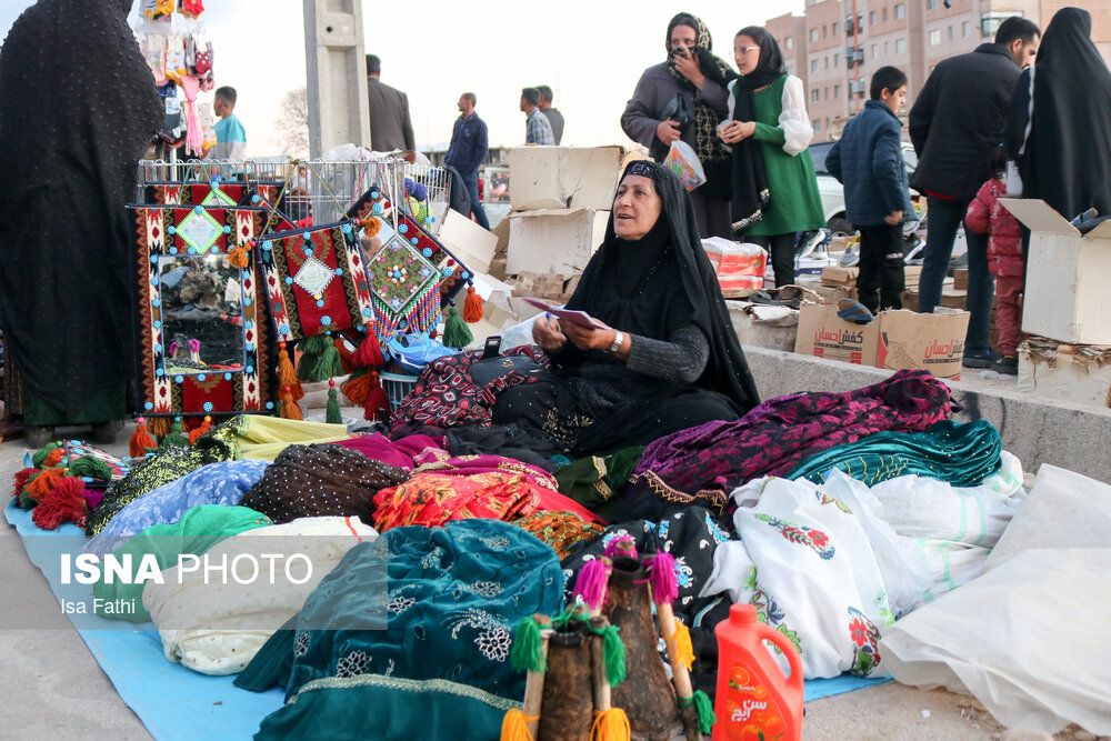  بازار یاسوج قبل از عید نوروز
