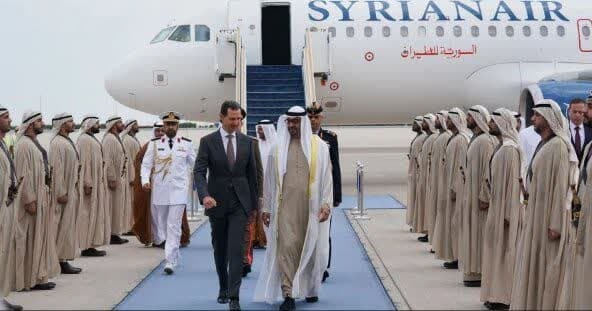 عکس/ استقبال از بشار اسد در امارات