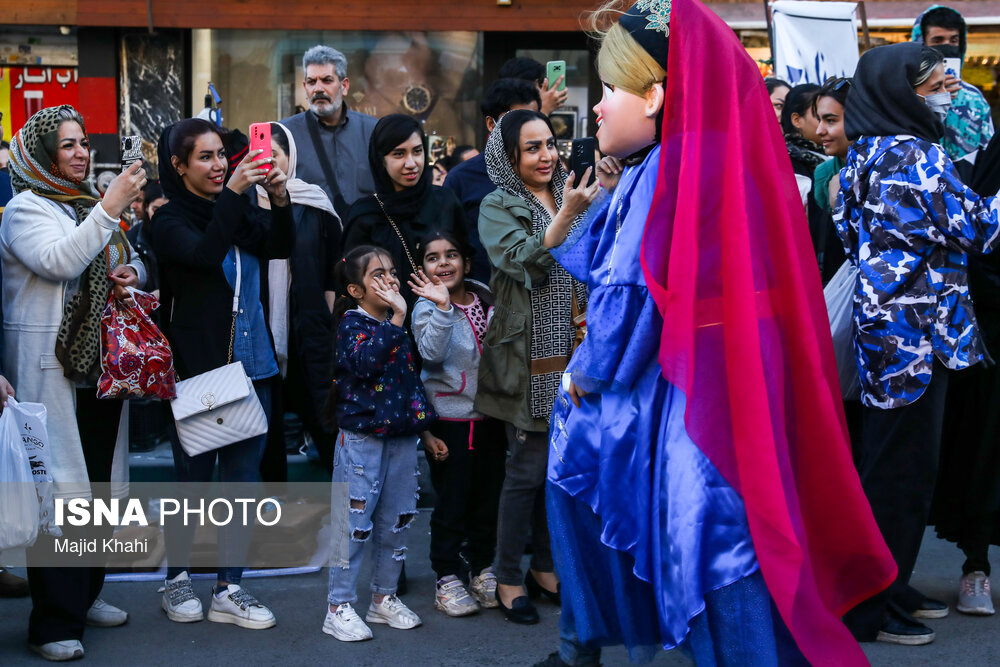 جشن بهار در خیابان‌های تهران