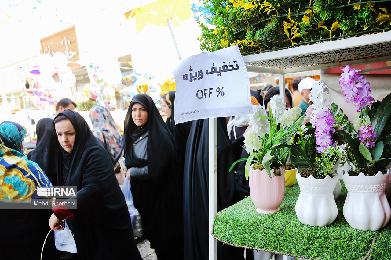 عکس/ بازار خرید نوروزی مشهد