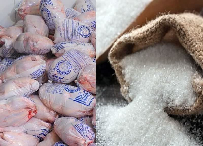 توزیع مرغ منجمد و شکر خانوار در آذربایجان شرقی