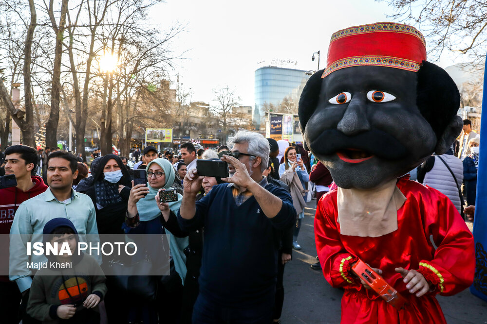 جشن بهار در خیابان‌های تهران