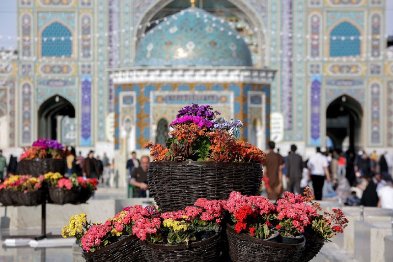عکس/ استقبال از بهار در حرم مطهر رضوی 
