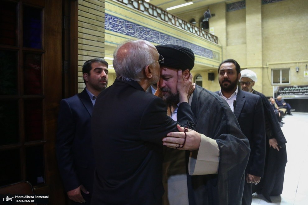عکس/ روحانی و ظریف در مراسم ختم برادر علی اکبر صالحی