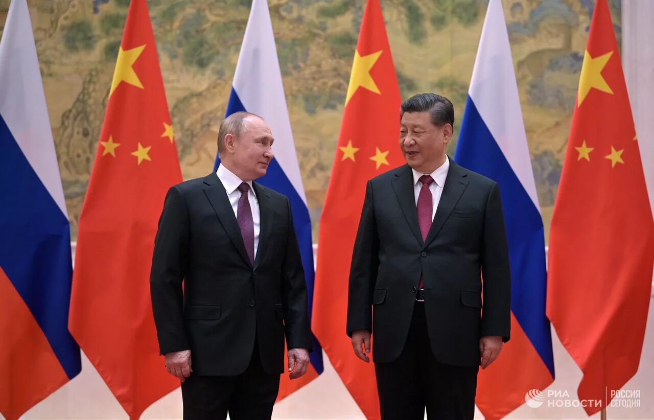 دیدار رؤسای جمهور روسیه و چین در مسکو