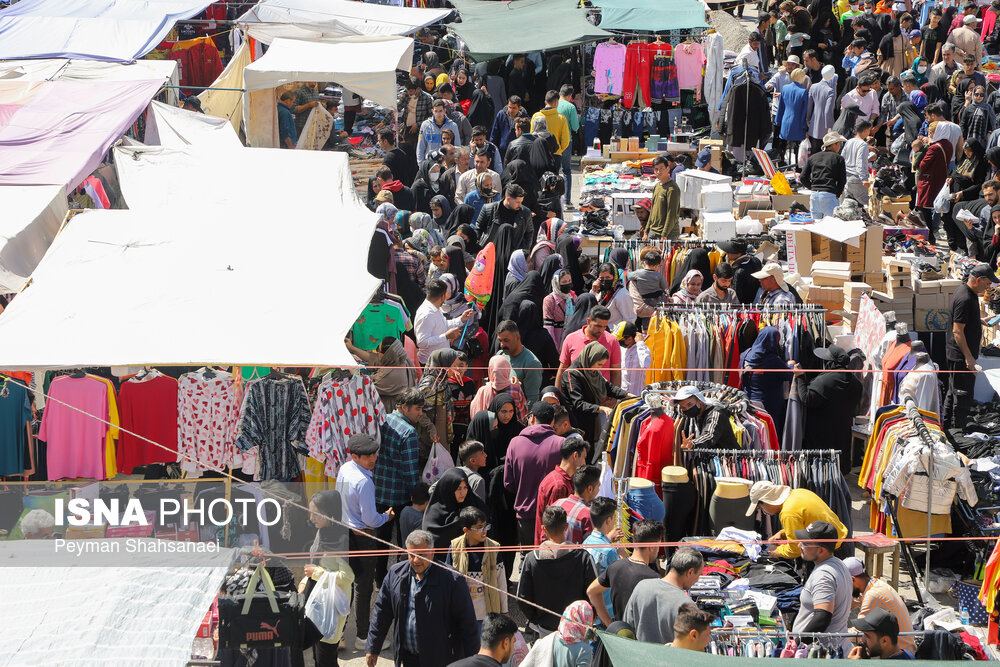 حال و هوایِ بازار اصفهان در آخرین روز سال