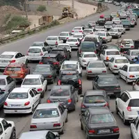ترافیک فوق سنگین جاده کرج-چالوس را یکطرفه کرد