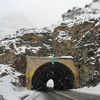 محوی ساری-کیاسر به‌دلیل بارش برف مسدود شد