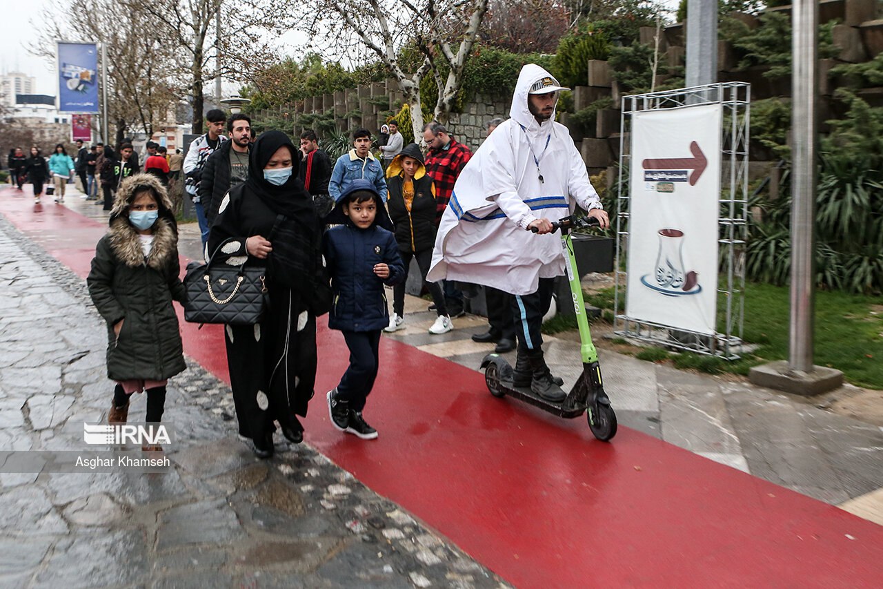 تهران در دومین روز بهار
