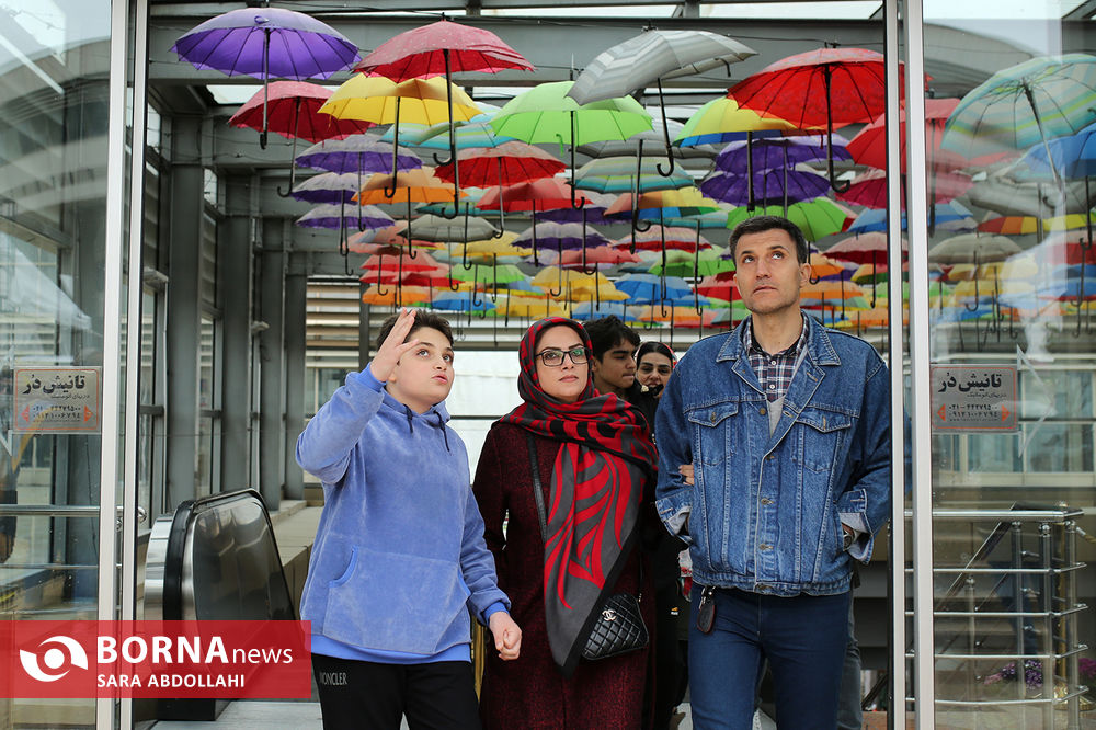 عکس/ حال و هوای برج میلاد تهران در نوروز ۱۴۰۲