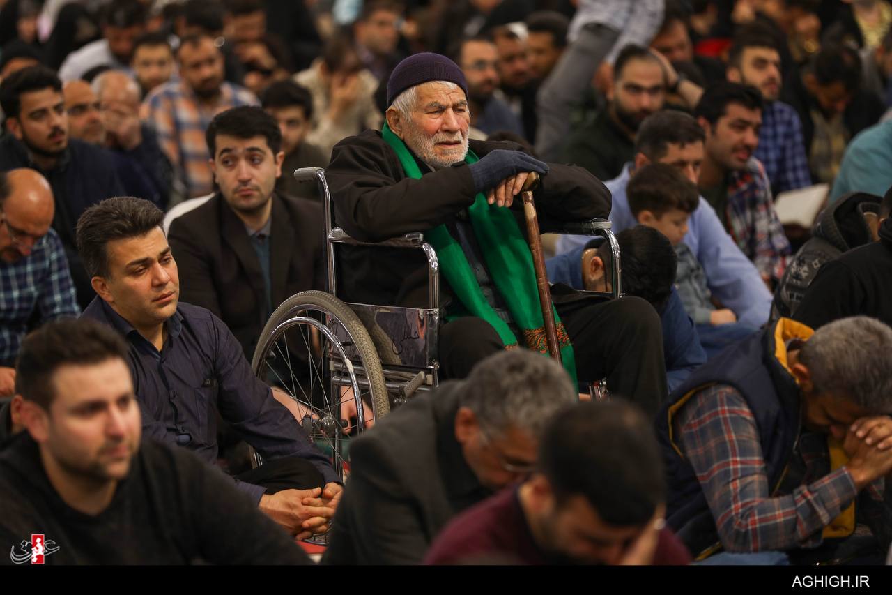 مناجات خوانی شب اول ماه رمضان در حرم رضوی