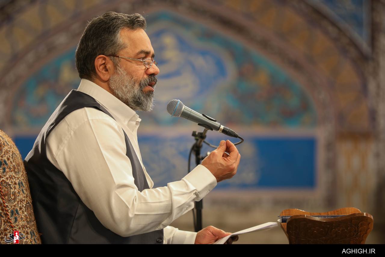 مناجات خوانی شب اول ماه رمضان در حرم رضوی