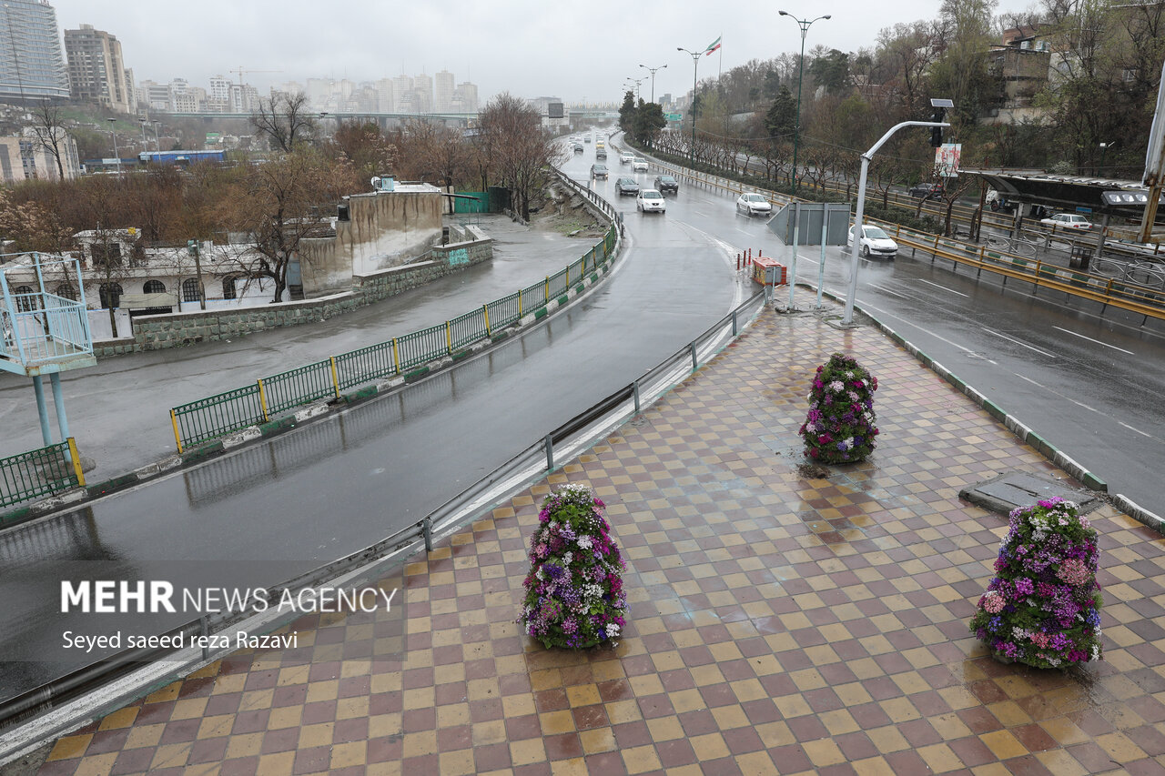 خیابان‌های خلوت تهران در نوروز ۱۴۰۲