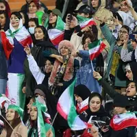 تقدیر ویژه ملی‌پوشان از زنان حاضر در آزادی: متشکریم!